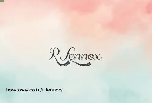 R Lennox