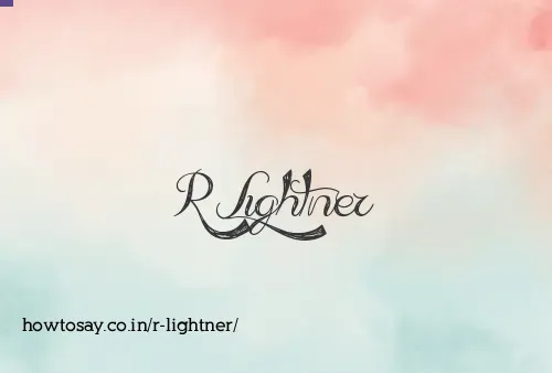 R Lightner