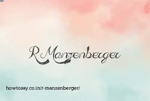 R Manzenberger