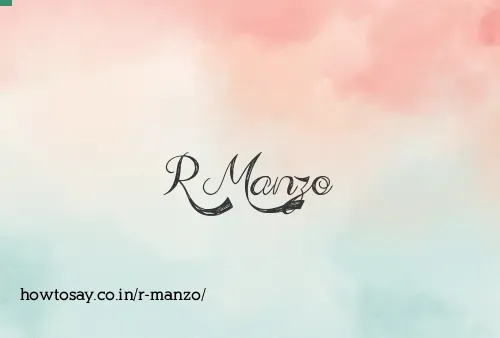 R Manzo