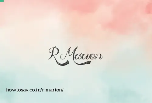 R Marion