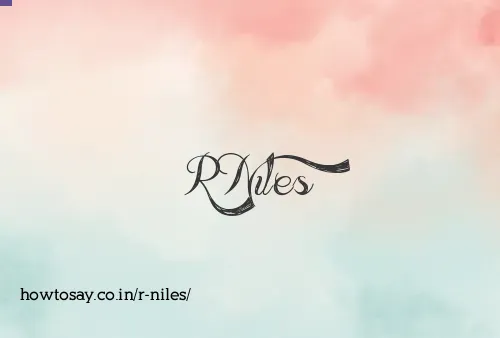 R Niles
