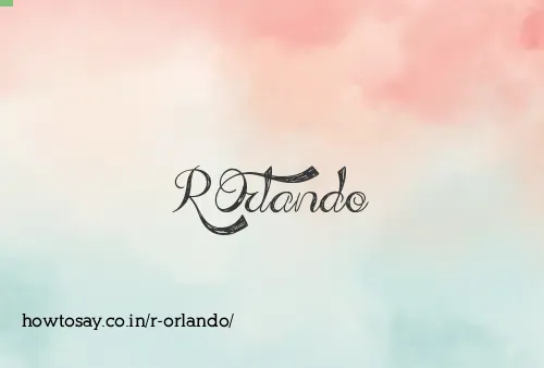R Orlando