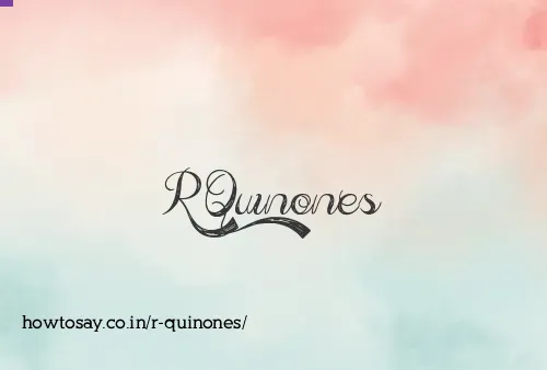R Quinones