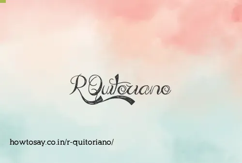 R Quitoriano