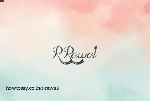 R Rawal