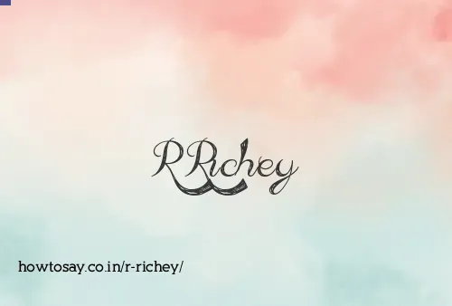 R Richey