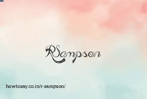 R Sampson