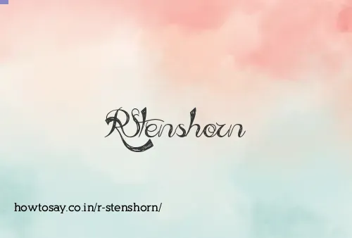 R Stenshorn