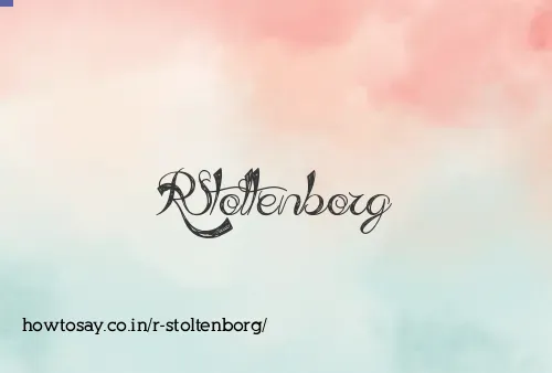 R Stoltenborg