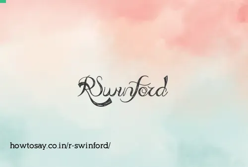 R Swinford
