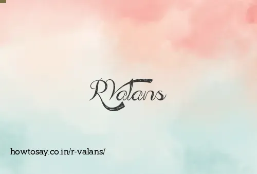 R Valans