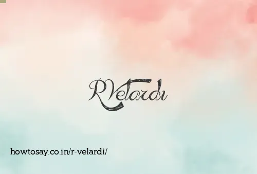 R Velardi
