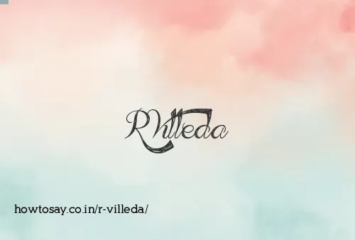 R Villeda