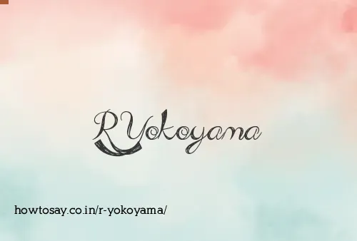 R Yokoyama