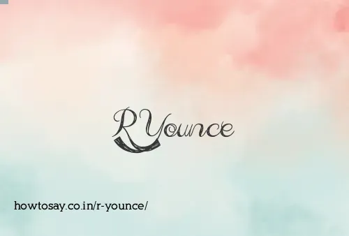 R Younce