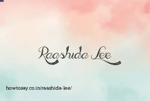 Raashida Lee