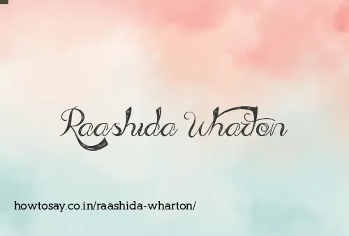 Raashida Wharton