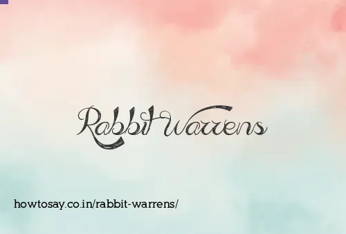 Rabbit Warrens
