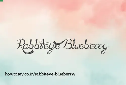 Rabbiteye Blueberry