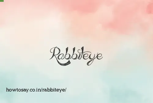 Rabbiteye