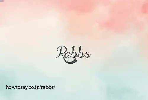 Rabbs