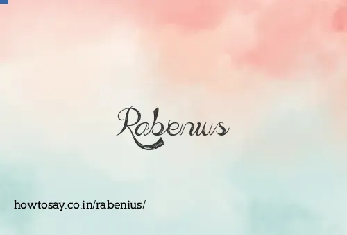 Rabenius