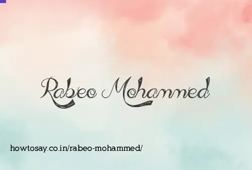 Rabeo Mohammed