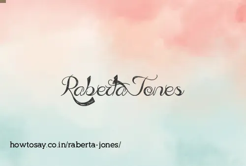 Raberta Jones