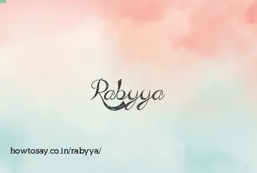 Rabyya