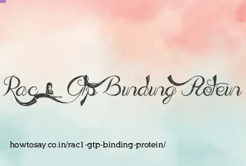 Rac1 Gtp Binding Protein