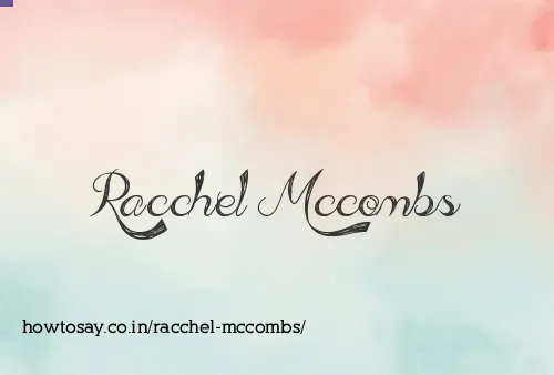 Racchel Mccombs