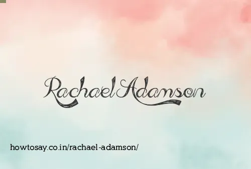 Rachael Adamson