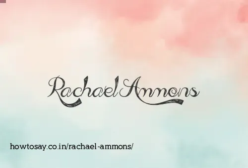 Rachael Ammons