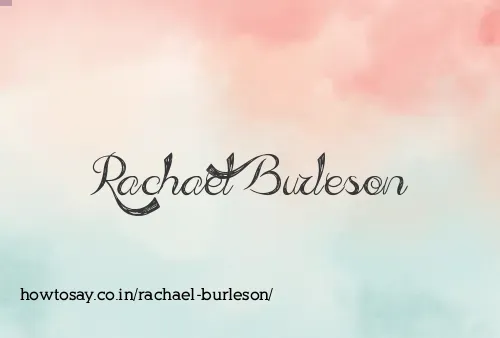 Rachael Burleson