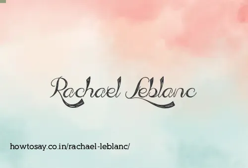 Rachael Leblanc
