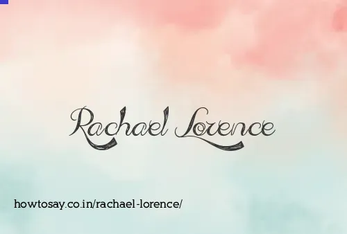 Rachael Lorence