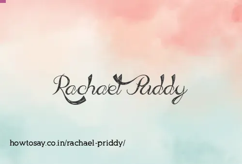 Rachael Priddy