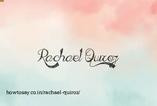 Rachael Quiroz