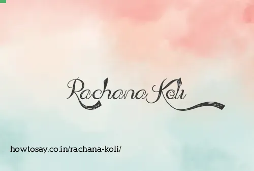 Rachana Koli