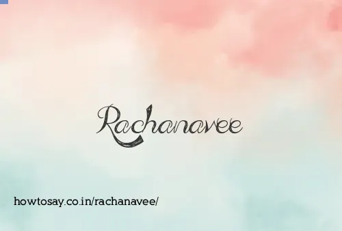 Rachanavee