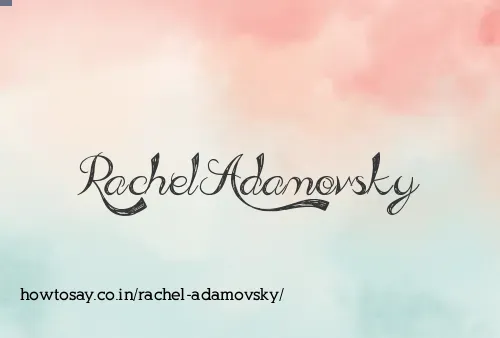 Rachel Adamovsky