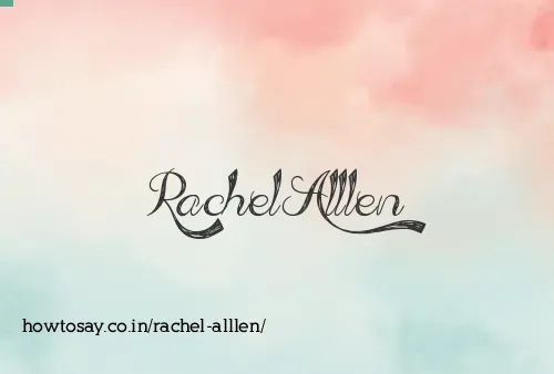 Rachel Alllen