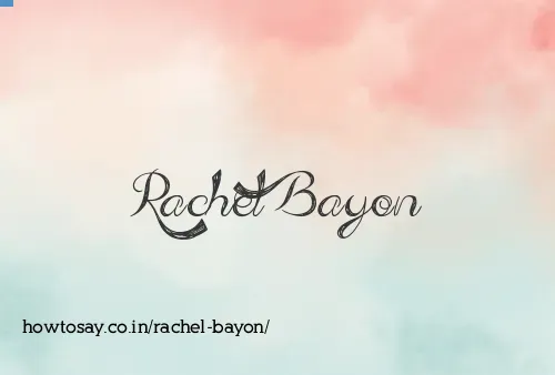 Rachel Bayon