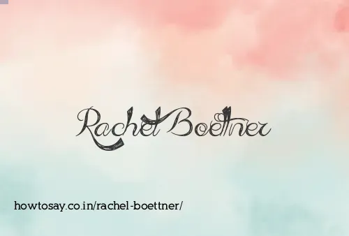 Rachel Boettner