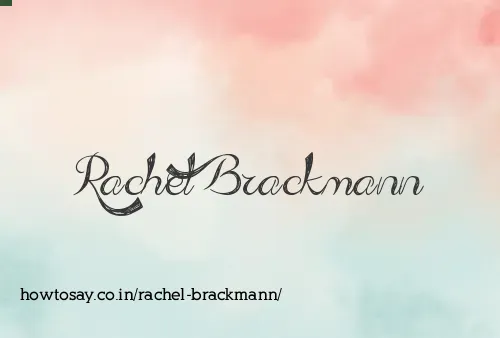 Rachel Brackmann