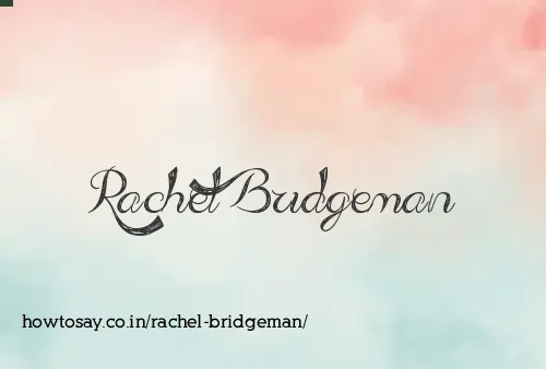 Rachel Bridgeman