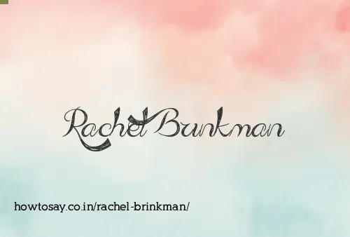 Rachel Brinkman