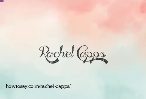Rachel Capps