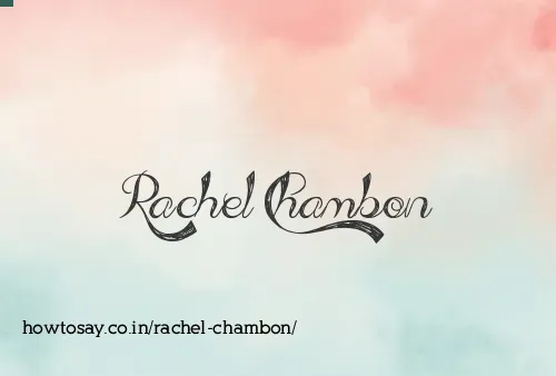 Rachel Chambon
